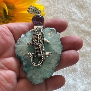 Huge Solar Pendant!  Wow!